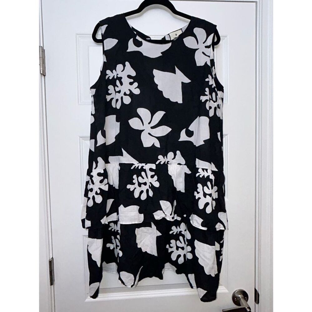 Tuckernuck Floral Print Sleeveless
Lightweight A-Line Knee Length Dress - Picture 7 of 8